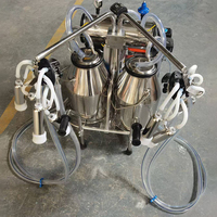 Nouvelle arrivée Machine à traire à moteur haute performance Opération facile Machine à traire à poussée manuelle pour vache chèvre