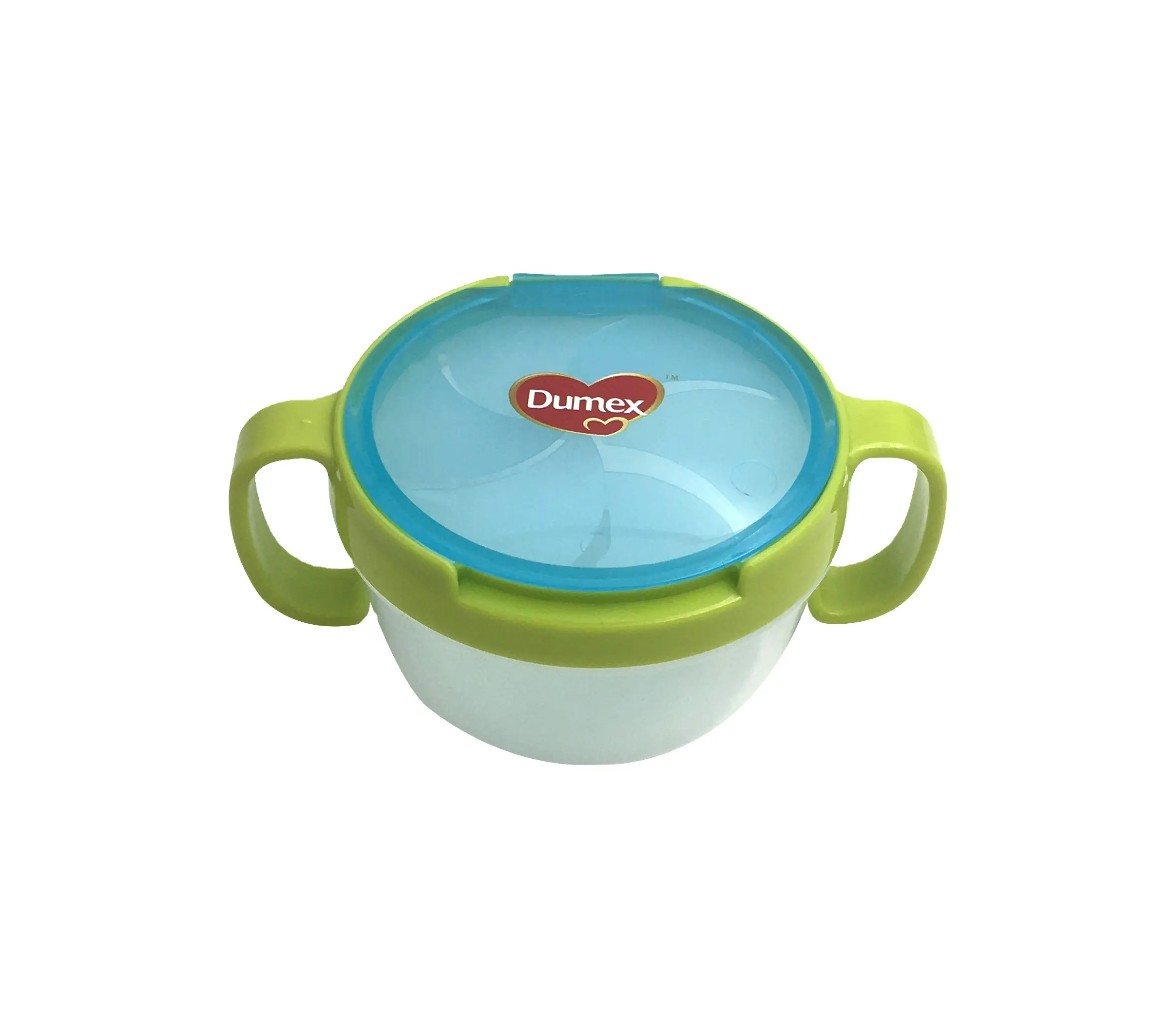 Plastic cookie bowl with holder for baby