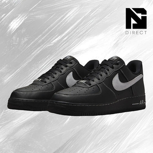 Nike Air Force 1 Low '07 'Black Wolf Grey' – Baskets respirantes et élégantes pour homme, style décontracté - Product Image 2