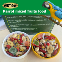 Makanan kelas pemberi makan rasa buah Parrot besar 0.5kg biji bunga matahari makanan burung