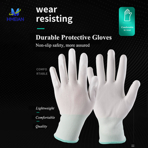 Guantes de Protección Laboral con Recubrimiento en la Palma, Antideslizantes, <span class=keywords><strong>ESD</strong></span>, Ajuste Perfecto, Venta al por Mayor, Guantes con Recubrimiento de <span class=keywords><strong>PU</strong></span>, Guantes <span class=keywords><strong>ESD</strong></span> - Product Image 1