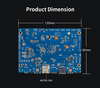 Carte de développement Liontron RK3566 Quad-Core 64 bits, décodage 4K LVDS/MIPI/ pour contrôle industriel, carte unique