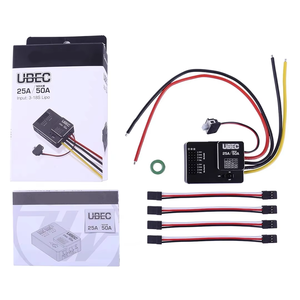 Módulo de Chip Regulador de Alto Voltaje UBEC 25A, Resistente al Agua, 3-18S Ajustable, BEC Integrado, para Drones RC FPV - Product Image 1