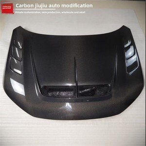 Capot moteur perforé en fibre de carbone noire pour Civic 11e génération (FE1) - Fabriqué en Chine - Product Image 1