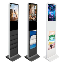 Kiosque publicitaire LCD de 27 pouces Android WindowsOS pour l'affichage de magazines et de brochures de journaux