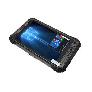 Dokunmatik ekran su geçirmez ve toz geçirmez NFC GPS Bluetooth özellikleri ile 8 inç sağlam Windows Tablet PC 4G el cihazı