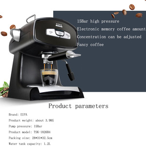 Máquina de <span class=keywords><strong>café</strong></span> automática de 1.2L, compactadora, cafetera espresso - Product Image 3
