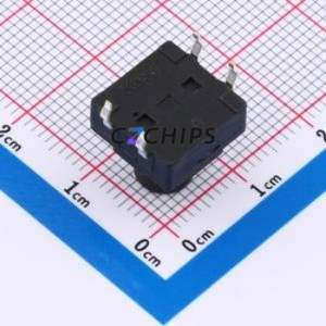 TSW12111-120B511BA Tactile Switch Through hole-4P,11.7x11.5mm Switch Single Pole Single Throw Round Button 2.8N 11.7mm - Product Image 2