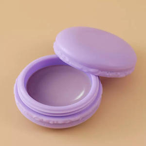 Nouveau <span class=keywords><strong>baume</strong></span> <span class=keywords><strong>à</strong></span> lèvres de marque privée meilleure vente logo personnalisé saveurs mini macaron aux fruits biologiques hydrate empêche les gerçures <span class=keywords><strong>à</strong></span> lèvres - Product Image 1