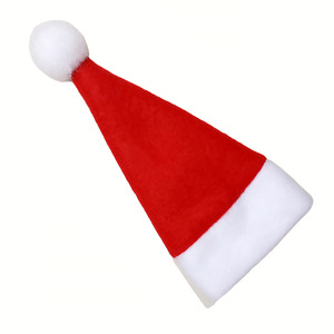Cappello di Babbo Natale in Offerta Speciale, Decorazione Natalizia da Tavola, Porta Posate con Tasche, Sacchetto per Coltello, Cucchiaio e Forchetta, <span class=keywords><strong>Copribottiglia</strong></span> di Vino - Product Image 5