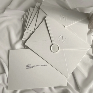 Biglietti da Visita Personalizzati in Carta Artistica Goffrata/Debossata con Stampa Digitale su Cartoncino <span class=keywords><strong>per</strong></span> <span class=keywords><strong>Inviti</strong></span> di Nozze e Biglietti di Ringraziamento - Product Image 5