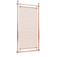 Panneaux décoratifs personnalisés en treillis métallique en acier inoxydable 304 – Pliage, soudage et découpe inclus – Rideaux décoratifs et cloisons