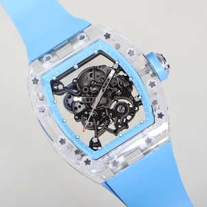Luxury Skeleton Mechanical <b>Watch</b> Balance Spring Movement Crystal <b>Case</b> Enhanced Waterproof Anti-fog Wristwatch Timepiece - Product Image 4