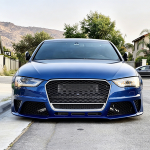 Pare-chocs avant de voiture de style Offre Spéciale avec grille en maille noire B8.5 B85 RS4 kit carrosserie pour <span class=keywords><strong>Audi</strong></span> A4 <span class=keywords><strong>S4</strong></span> 8K 2013 <span class=keywords><strong>2014</strong></span> 2015 - Product Image 4