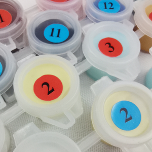 Non Toxique <span class=keywords><strong>Peinture</strong></span> multicolore Pot Bande Acrylique <span class=keywords><strong>Peinture</strong></span> par Numéro 3ml de <span class=keywords><strong>Peinture</strong></span> Couleur Personnalisée Pots - Product Image 2