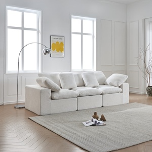 Colección Modern Contemporary Modular Sectional con alta densidad de espuma, sofá comprimido para sala de estar, apartamento, Oficina - Product Image 1
