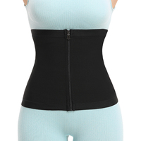 Ceinture de sudation pour sauna avec fermeture éclair, ceinture abdominale pour la remise en forme, perte de poids, amincissement, façonnage du corps