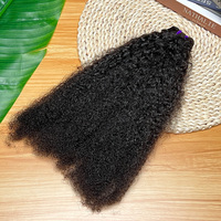 Tissage Cheveux Naturel Vietnamiens Humain Kinky Coily 4c Bundles Cuticule Aligné Trame de Cheveux 4b 4c Afro Kinky Bundles de Cheveux Humains