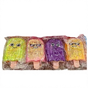 ของเล่นบีบคลายเครียด ZOWFUN รูปไอศกรีมกลิตเตอร์น่ารัก วัสดุ TPR สีชมพู บรรจุกล่องโชว์ สำหรับเด็กอายุ 14 ปีขึ้นไป ขายส่ง - Product Image 4