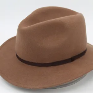 Topi Fedora Kain Wol Buatan Tangan Unik Terlaris