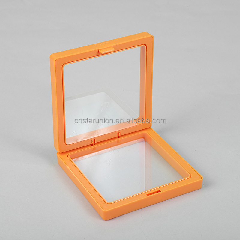 Boîte claire orange de PE