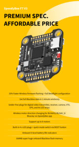 SpeedyBee F7 V3 BL32 50A 30x30 Stack Blackbox, Análisis de Datos, INAV, Betaflight, Emuflight, Flasher Inalámbrico de Firmware, 30g, Guangdong - Product Image 6