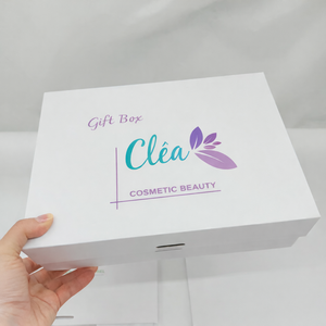 Boîte-cadeau de luxe en carton rigide pliable avec fermeture magnétique pour le rangement de cosmétiques et de maquillage personnalisés - Product Image 1