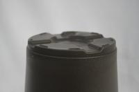 Pot de fleurs de pépinière noir de 15 gallons, pot de fleurs noir en gros, pot de fleurs en gros