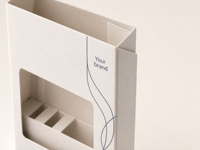 Étui à crayons écologique pliable en kraft pour kits scolaires, kits d'art et présentations cadeaux