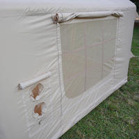 Grand abri de camping familial imperméable et portable avec auvent pour 4 à 6 personnes, installation facile, cabane pour les voyages et les pique-niques, tente gonflable