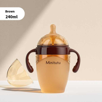 World * Xi calibre 7.2 tasse absorbante en silicone PPSU sevrage biberon même style que Xi World