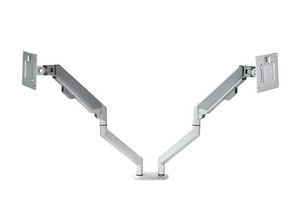Écran d'<span class=keywords><strong>ordinateur</strong></span> Vesa Double de moniteur 13 à 32 pouces, Support étanche, entièrement réglable, gris, pour Double <span class=keywords><strong>bras</strong></span> - Product Image 5