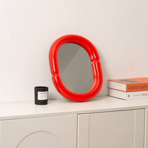 <span class=keywords><strong>Espejo</strong></span> de Maquillaje Ovalado de Alta Calidad Estilo Nórdico, <span class=keywords><strong>Espejo</strong></span> de Sobremesa para Dormitorio, <span class=keywords><strong>Espejo</strong></span> de Vanidad para el Hogar, Decoración Suave para el Hogar - Product Image 5