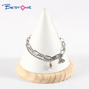 Chaîne en acier inoxydable 304 de haute qualité Style HipHop Bracelet à breloques de mode Bracelets - Product Image 2