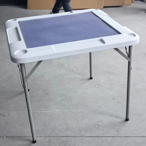 Table de <span class=keywords><strong>dominos</strong></span> moderne portable en métal noir et plastique pour l'ameublement extérieur dans <span class=keywords><strong>les</strong></span> parcs, <span class=keywords><strong>les</strong></span> hôtels, <span class=keywords><strong>les</strong></span> salles, <span class=keywords><strong>les</strong></span> ateliers, <span class=keywords><strong>les</strong></span> entrepôts - Product Image 2