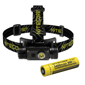 NITECORE HC60 V2 USB-C Rechargeable Projecteur 1200 Lumens 180 Angle Réglable Phare lampe de Poche avec 3400mAh 18650 Batterie - Product Image 1