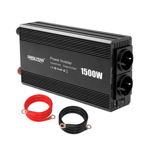 SHiOUMAO Home12v 24v to 110v 220v 1500W EU Plug <b>Voltage</b> <b>Converter</b> - Product Image 2