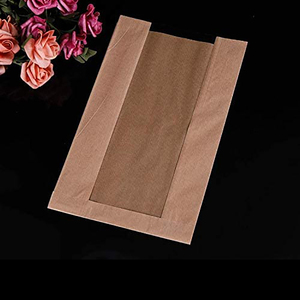 Customized Recycled Brown Kraft Paper Bag Food Grade with Logo Printed for Pizza Milk Pet Food Sushi Jelly Salad - Product Image 3