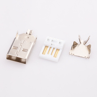Micro Mini USB 2.0 & 3.1 Connecteur mâle Nickel/Plaqué or Câble de données DIY Adaptateur audio HiFi avec USB Type a