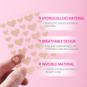 แผ่นแปะสิว KORMESIC สำหรับขายส่งแบบ Private Label 36 แผ่น * 7 ซอง แผ่นแปะรูปหัวใจหลากสี ช่วยปลอบประโลมผิว ลดรอยสิว ให้ผิวกระจ่างใส - Product Image 5