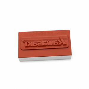 Moule personnalisé en silicone pour estampage à chaud, pour plaque de bronzage en plastique ABS acrylique, produit ménager, 10x10mm, épaisseur 3mm - Product Image 1