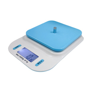 ABS 플라스틱 주방 저울 LCD 백라이트 디스플레이 1g 정확도 5kg-10kg 디지털 저울 다기능 전자 저울 - Product Image 1