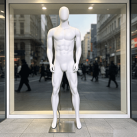 Meistverkaufte Athletische Fiberglas-Sport-Muskel-Schaufensterpuppe Ganzkörper Schwarz Männlich Weiblich Laufmodell Schaufenster-Display Europäisch
