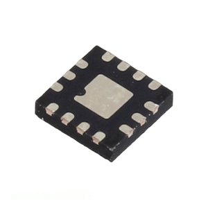 MIC23099YFT-T5 มีสินค้าในสต็อก ไอซี รีกูเลเตอร์ บัค-บูสต์ ปรับแรงดันได้ 14FTQFN ระบบจัดการพลังงาน (PMIC) 14 UFQFN แบบมีพื้นผิวเปิด - Product Image 1