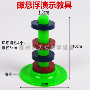 Magnetic Levitation Demonstration Device Model 29026, Student Ring Magnet, Elementary School Science Experiment Equipment - Product Image 3