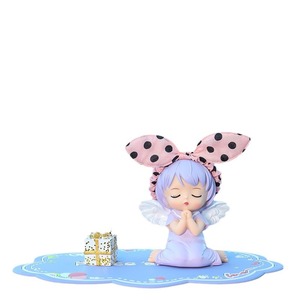 Ruijie Cartoon Doll Car Ornament With <b>Balloon</b> Love Sign <b>Decorative</b> Interior Accessory For Car Dashboard - Product Image 2