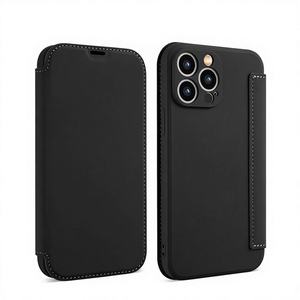 เคสหนังพับได้แบบแม่เหล็กพร้อมช่องใส่บัตร ดีไซน์เคลือบเงา สำหรับโทรศัพท์ Pixel - Product Image 1