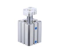 Cylindre compact à guidage série TACQ, double action avec tige de guidage, cylindre pneumatique