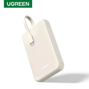 Batería <span class=keywords><strong>Externa</strong></span> UGREEN PB505 de 20000 mAh con Cable USB C, Carga Rápida PD de 20 W, para <span class=keywords><strong>iPhone</strong></span> 17, 15, <span class=keywords><strong>14</strong></span>, 13 - Product Image 1
