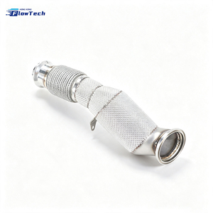 ชุดท่อลงสแตนเลส 304 สำหรับ BMW 320i 330i F30 G20 B48 2.0T ระบบไอเสียสมรรถนะสูง พร้อมแผ่นกันความร้อน - Product Image 4